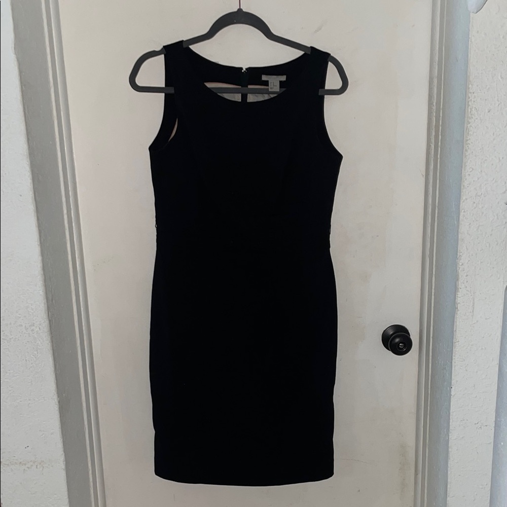 H&M Black Sleeveless Sheath Mini Dress
